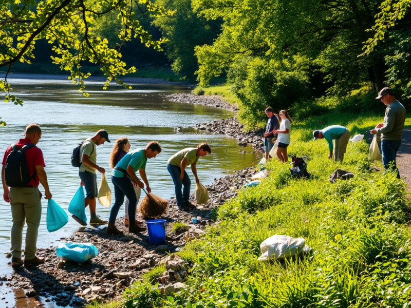 Nettoyage des berges